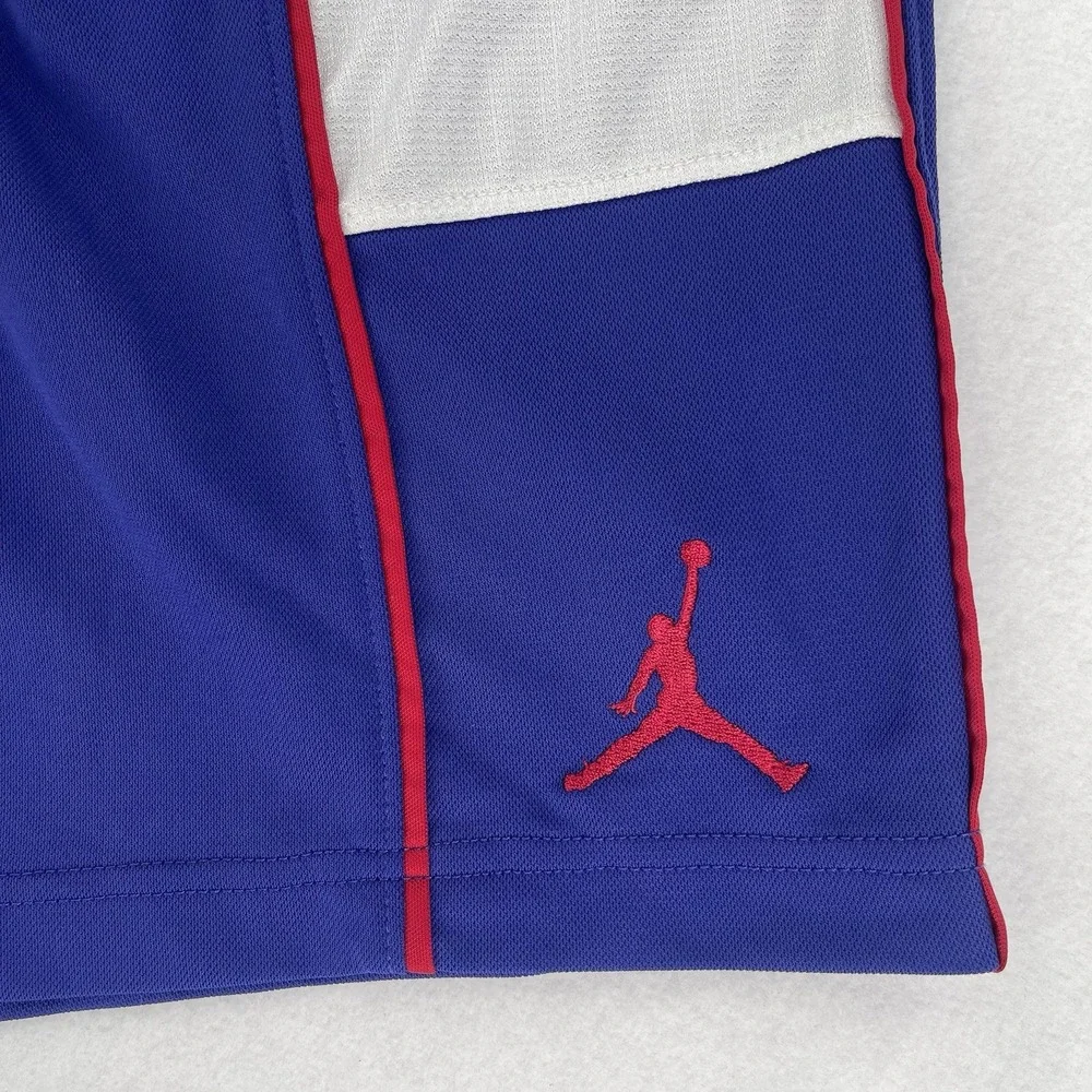 Air Jordan Cat Scratch Shorts Mens 3XL Purple Basketball Retro Y2K Baggy Active